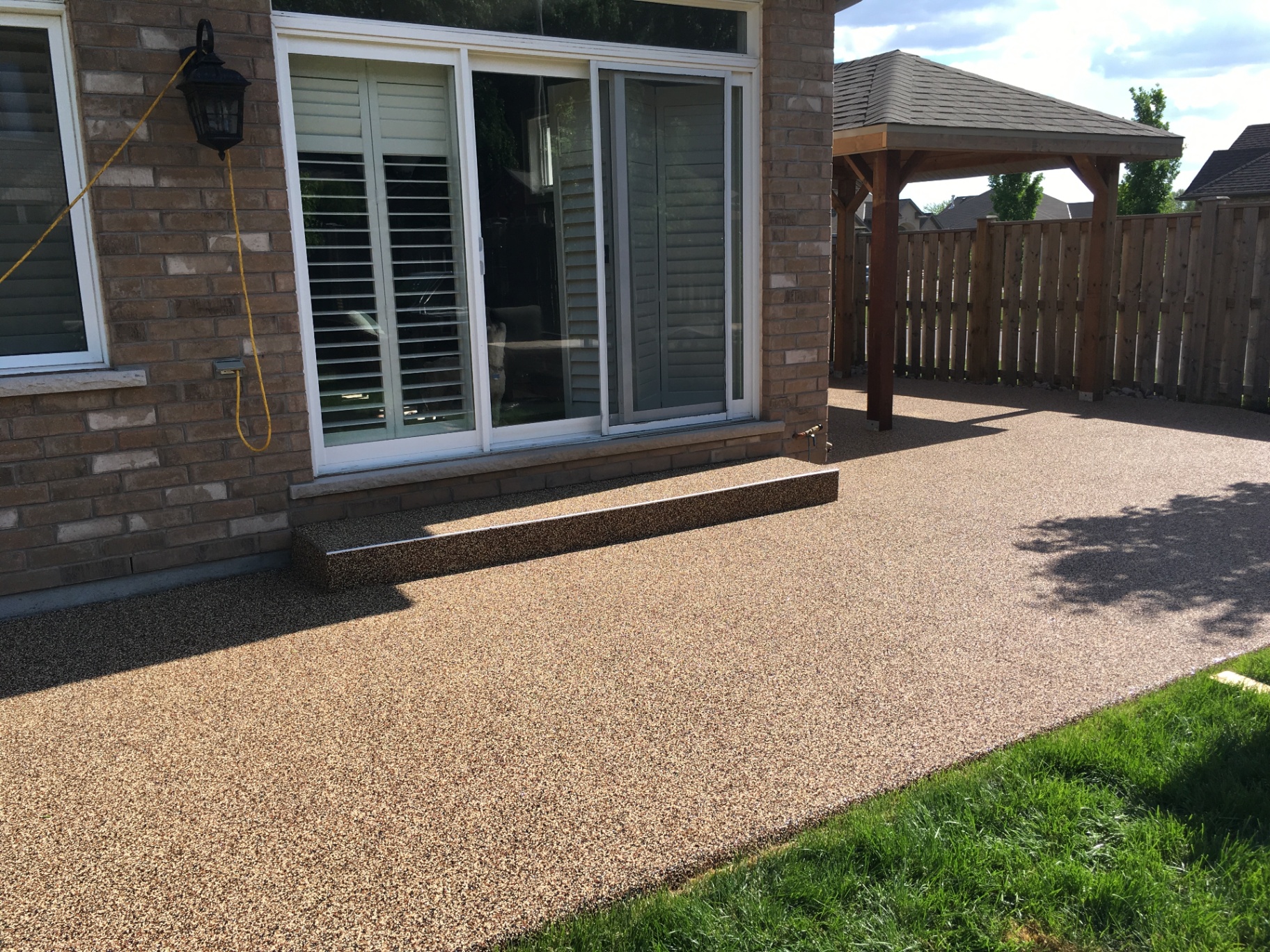 Rubber Stone cushioned surface