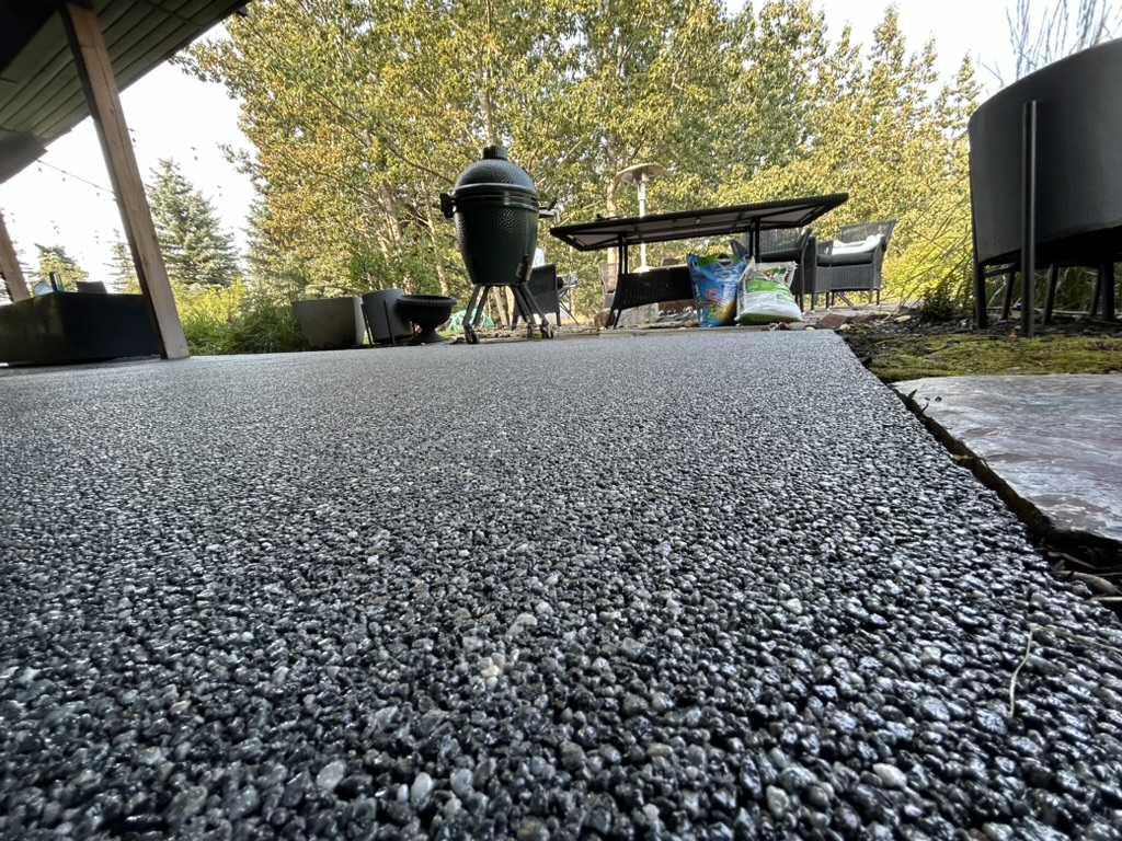 Close-up patio texture detail