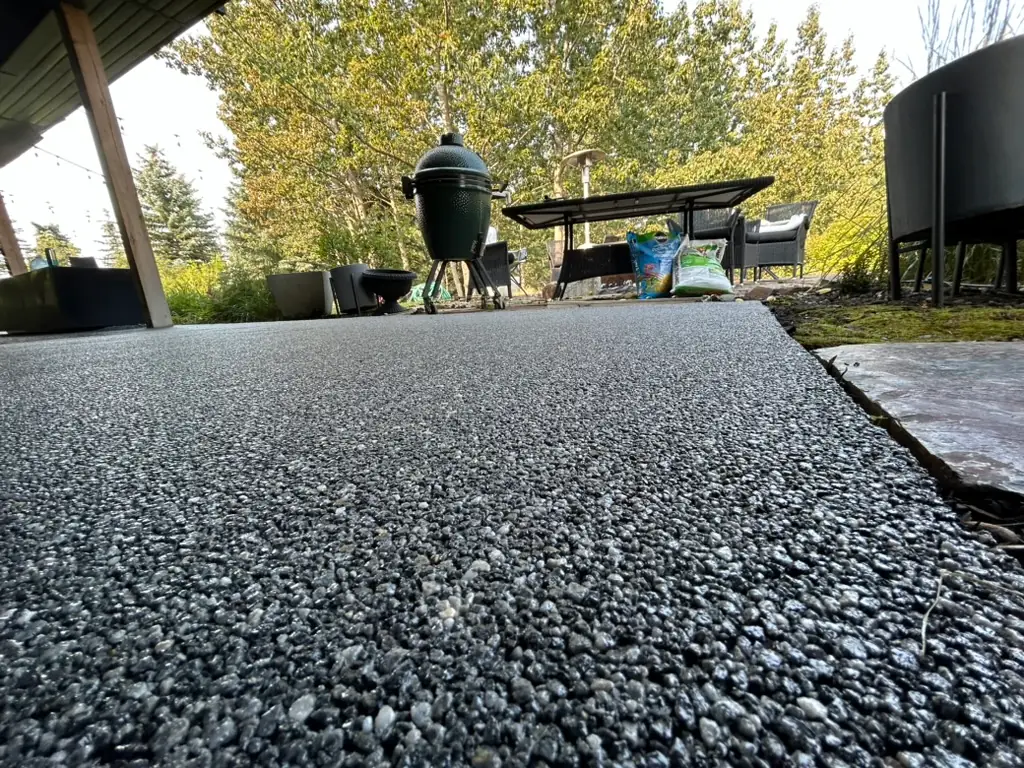 Close-up patio texture detail