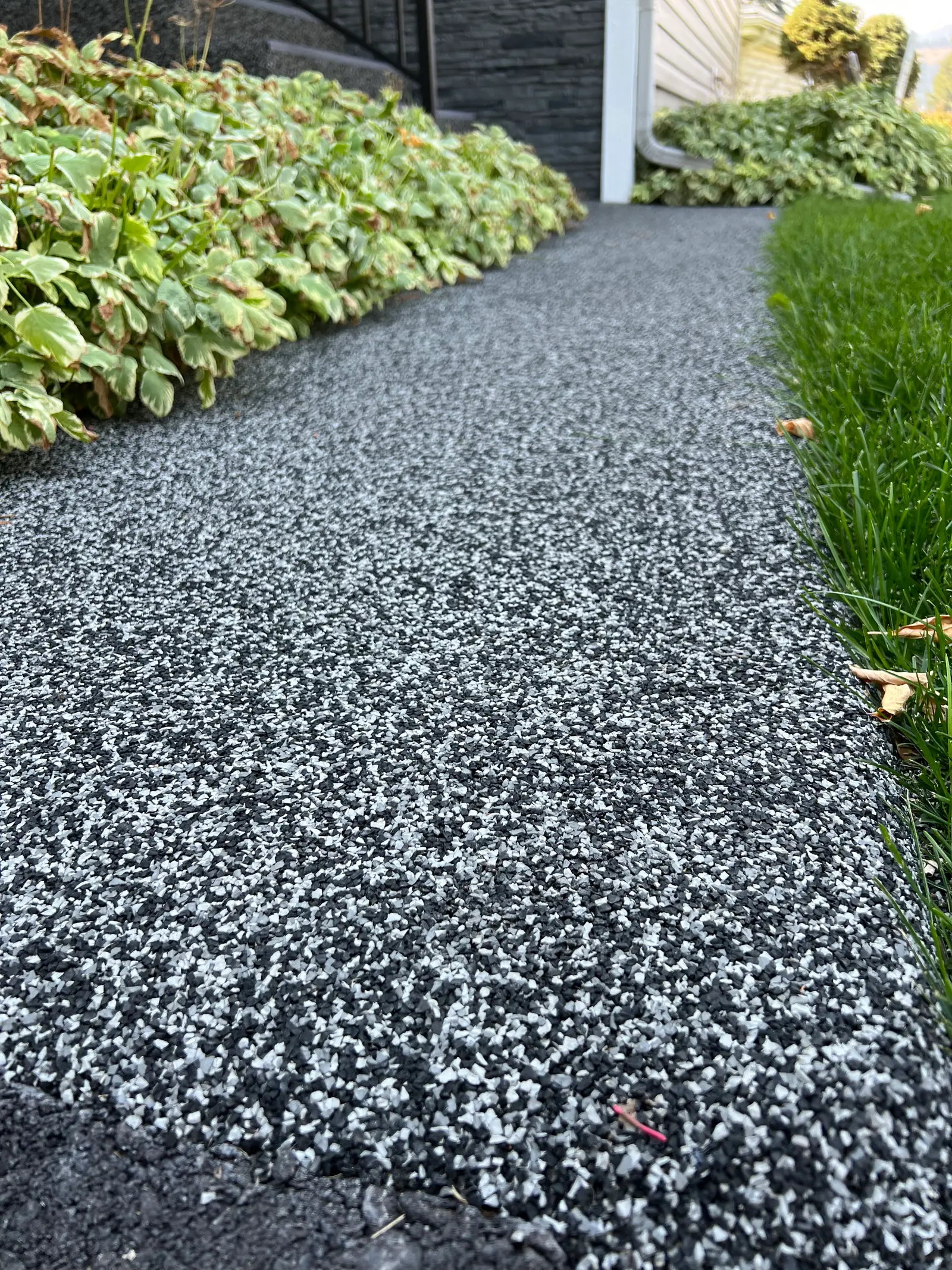 Close-up walkway texture detail