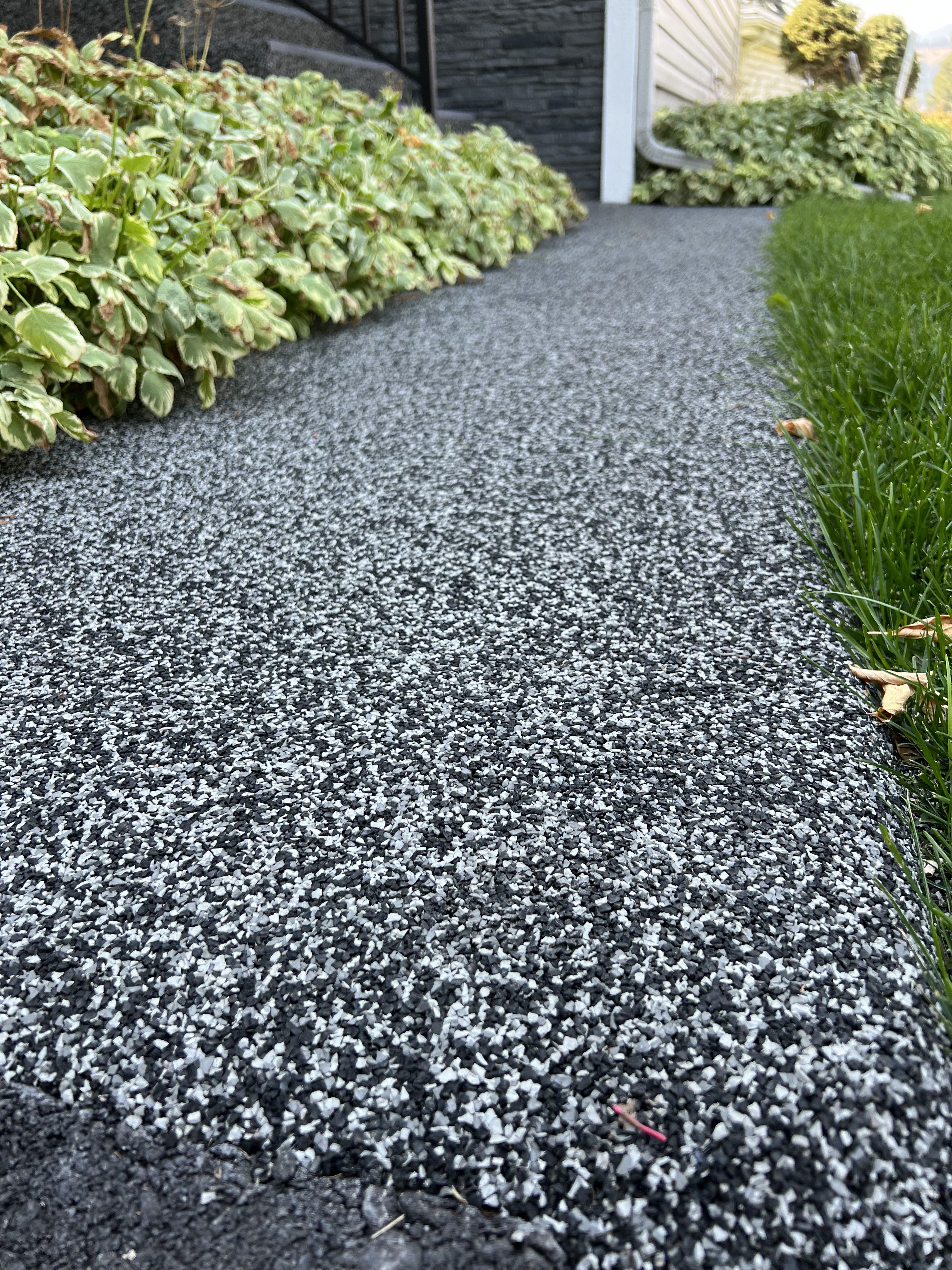 Close-up walkway texture detail